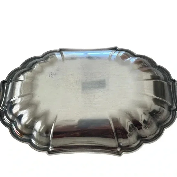 Gorham Heritage Silver Plate Dish In Gift Box - Picture 2 of 4